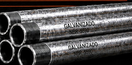 Tubos de aço galvanizado